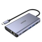 Unitek Hub USB-C 8w1 PD 100W