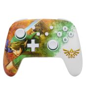 PowerA SWITCH Pad Enhanced Zelda Link Aquarell