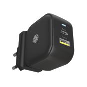 ICY BOX Netzladegerät 38W USB-C USB-A EU UK US