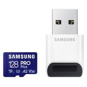 Samsung 128GB microSDXC PRO Plus 180MB/s mit Lesegerät (2023)