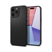 Spigen Liquid Air für iPhone 15 Pro Max mattschwarz