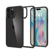 Spigen Ultra Hybrid für iPhone 15 Pro Max mattschwarz
