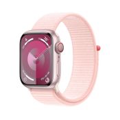 Apple Watch 9 LTE 41mm Aluminium rosé Sport Loop hellrosa