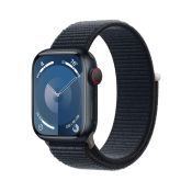 Apple Watch 9 LTE 41mm Aluminium mitternacht Sport Loop mitternach