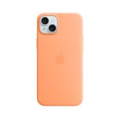 Apple iPhone 15 Plus Silikon Case mit MagSafe sorbet orange