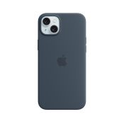 Apple iPhone 15 Plus Silikon Case mit MagSafe winterblau