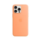 Apple iPhone 15 Pro Max Silikon Case mit MagSafe sorbet orange