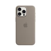 Apple iPhone 15 Pro Max Silikon Case mit MagSafe tonbraun