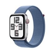 Apple Watch SE 2 44/Silver Aluminum/Winter Blue Sport Loop LTE