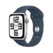 Apple Watch SE 2 44/Silver Aluminum/Storm Blue Sport Band M/L LTE