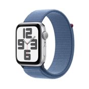 Apple Watch SE 2 44/Silver Aluminum/Winter Blue Sport Loop GPS