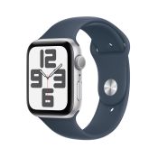Apple Watch SE 2 44/Silver Aluminum/Storm Blue Sport Band M/L GPS