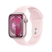 Apple Watch 9 GPS 41 mm Aluminium rosé Sportarmband rosé