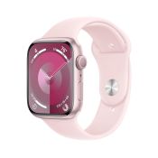 Apple Watch 9 GPS 45 mm Aluminium rosé Sportarmband rosé