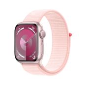 Apple Watch 9 GPS 41mm Aluminium rosé Sport Loop hellrosa
