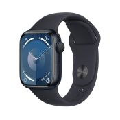 Apple Watch 9 GPS 41 mm Aluminium mitternacht Sportarmband mittern