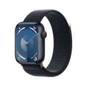 Apple Watch 9 LTE 45mm Aluminium mitternacht Sport Loop mitternach