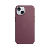 Apple iPhone 15 Feingewebe Case mit MagSafe – mulberry