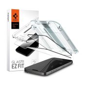 Spigen Glas.tr 'ez fit' 2er-Pack für iPhone 15 Pro Max schwarz