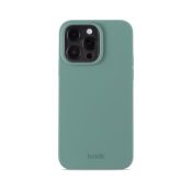 Holdit Silikonhülle iPhone 15 Pro Max Moosgrün