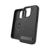 Zagg Denali Snap für iPhone 15 Pro MagSafe mit schwarzem Ständer
