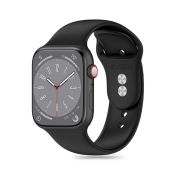 Tech-Protect Silikon für Apple Watch 44/45/46/49 mm Schwarz