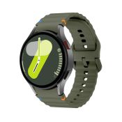 Tech-Protect Silicone Sport für Galaxy Watch 4/5/5 Pro/6/7/FE Armeegrün
