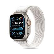 Tech-Protect Nylon Stripe für Apple Watch 44/45/46/49 mm Crayon Grey