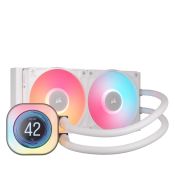 Corsair iCUE LINK TITAN 240 RX LCD Weiß 2x120mm