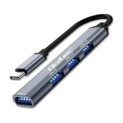 Qoltec USB-C 3x USB 2.0, 1x USB 3.0
