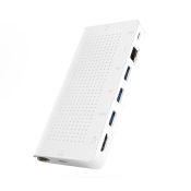 Twelve South Stay Go USB-C-USB 3.0, 4K, RJ-45, microSD, 85 W weiß