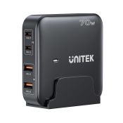 Unitek GaN 70W Desktop-Ladegerät 2x USB-A 2x USB-C