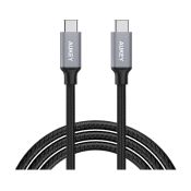 Aukey USB-C – USB-C 5 Gbit/s PD 60 W 2 m geflochtenes Kabel