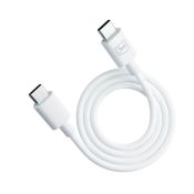 3mk Hyperkabel C auf C 100 W 1,2 m Weiß