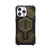 UAG Monarch Pro MagSafe iPhone 15 Pro Max Kevlar Elementargrün