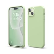 Elago Silikonhülle für iPhone 15 Plus Pastellgrün