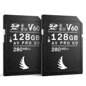 Angelbird 2x128GB AV PRO SDXC MK2 V60 Match Pack for Canon