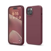 Elago Silikonhülle für iPhone 15 Burgund