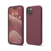 Elago Silikonhülle für iPhone 15 Plus Burgund