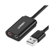 UGREEN Externe Soundkarte, Musikadapter, USB - Miniklinke