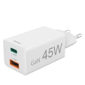 Hama Mini-Netzladegerät 45W 1xUSB-C, 1xUSB-A