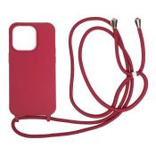Mobile Origin Lanyard-Hülle für iPhone 14 Pro Cherry