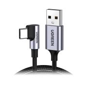 UGREEN USB - USB Typ C Kabel, abgewinkelt, 2m, 3A