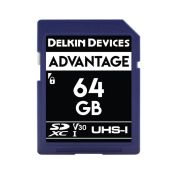 Delkin Devices 64GB SDXC Advantage 660X UHS-I U3 (V30)