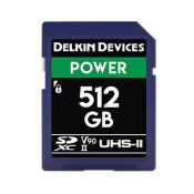Delkin Devices 512GB SDXC Power 2000X UHS-II U3 (V90)