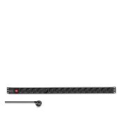 Qoltec Aluminium-PDU-Steckdosenleiste für RACK 16A 16xSCH Vertical