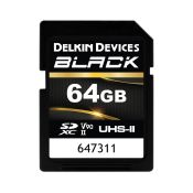 Delkin Devices 64GB SDXC BLACK Rugged UHS-II (V90)