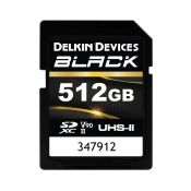 Delkin Devices 512GB SDXC BLACK Rugged UHS-II (V90)