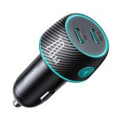 JoyRoom 2x USB C 70W Autoladegerät mit LED-Hintergrundbeleuchtung