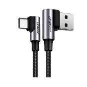 UGREEN US176 USB-auf-USB-C-Kabel, abgewinkelt, 3A, 1m
